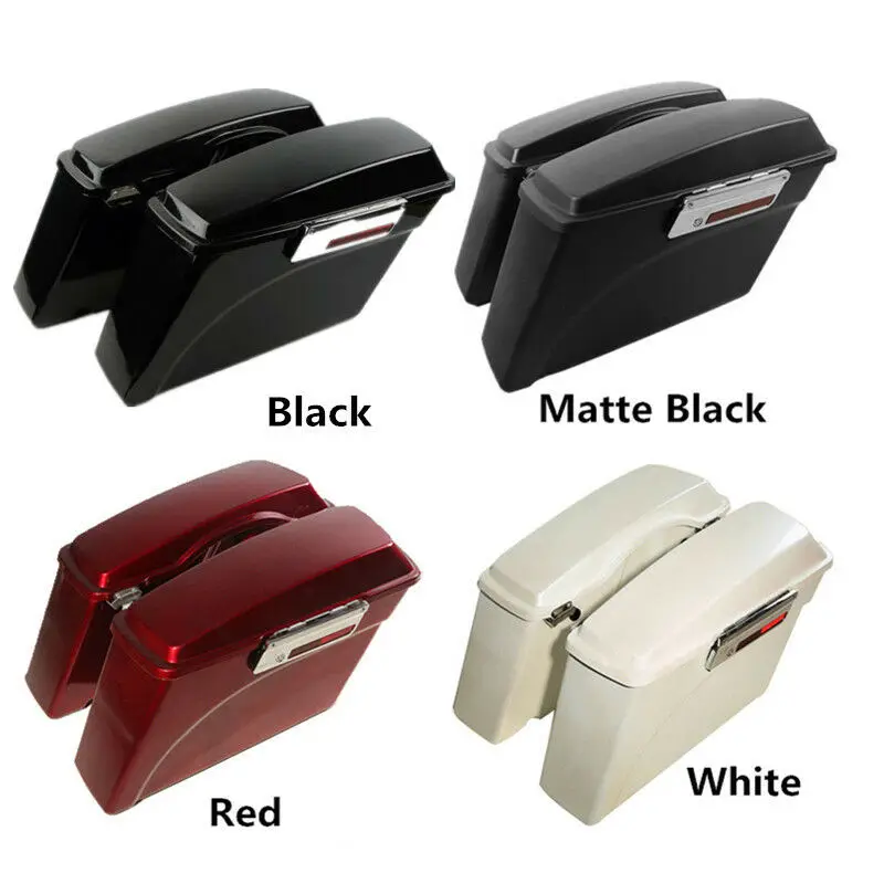 

Motorcycle Hard Saddlebag Saddle Bags For Harley Touring Road King Road Glide Ultra Street Glide 1994-2013