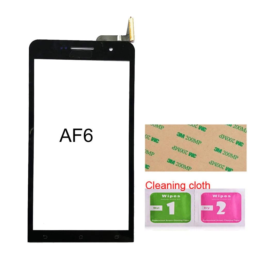 6,4 ''ZF6 touch для Asus Zenfone 6 ZE554KL сенсорный экран дигитайзер Сенсорная панель Замена - Цвет: Black No Tools
