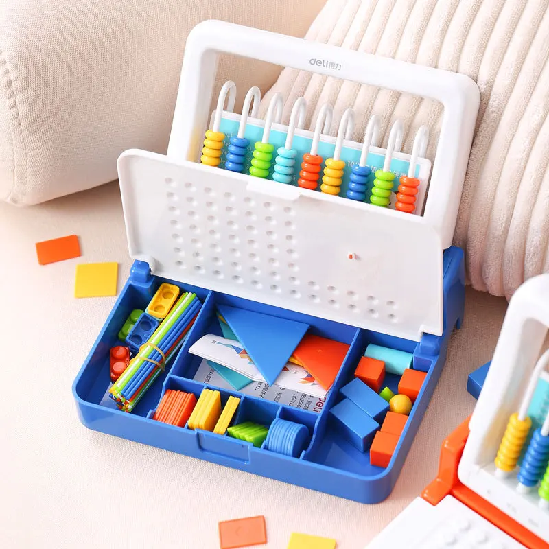 

Deli 9/12 Line Stationary Box Young STUDENT'S Year 12 Class suan shu jia Building Blocks Prayer Counter First Grade Mathematics