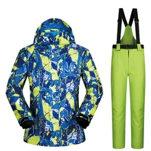 Профессиональный-30℃ сноуборд куртки костюм мужской зимний открытый водонепроницаемый ветрозащитный защита от снега и лыж куртка мужская Лыжная спортивная куртка