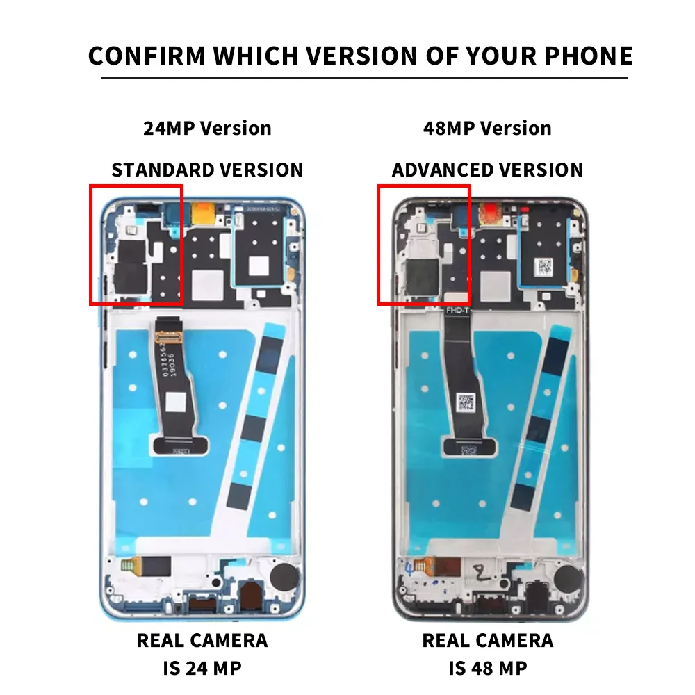 Nový originální LCD obrazovka pro Huawei P30 lite LCD displej dotek obrazovka pro Huawei P30 lite nova 4e LCD obrazovka digitizér spojování