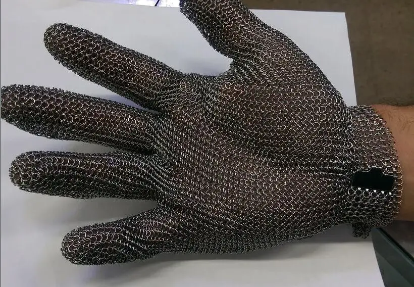 Все из нержавеющей стали без ткани-Chainmail Mesh Мясник Перчатки-Размеры XXS до XL