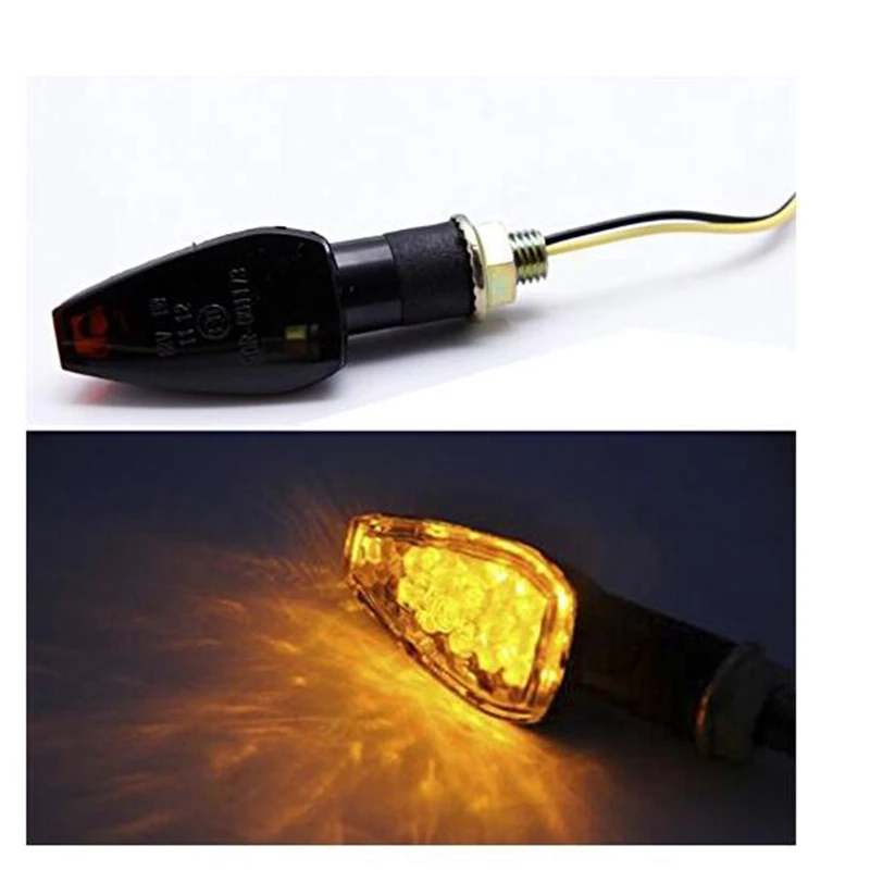 4 шт. мотоциклетные поворотные сигнальные огни Универсальный светодиодный задний поворотники лампы подходят для Kawasaki Honda Yamaha Suzuki Harley Duka