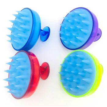 

Silicone Hair Brush Shampoo Scalp Brush Comb Head Spa Slimming Massage Brush Body Hair Washing Comb Shower Bath Brush Dropship