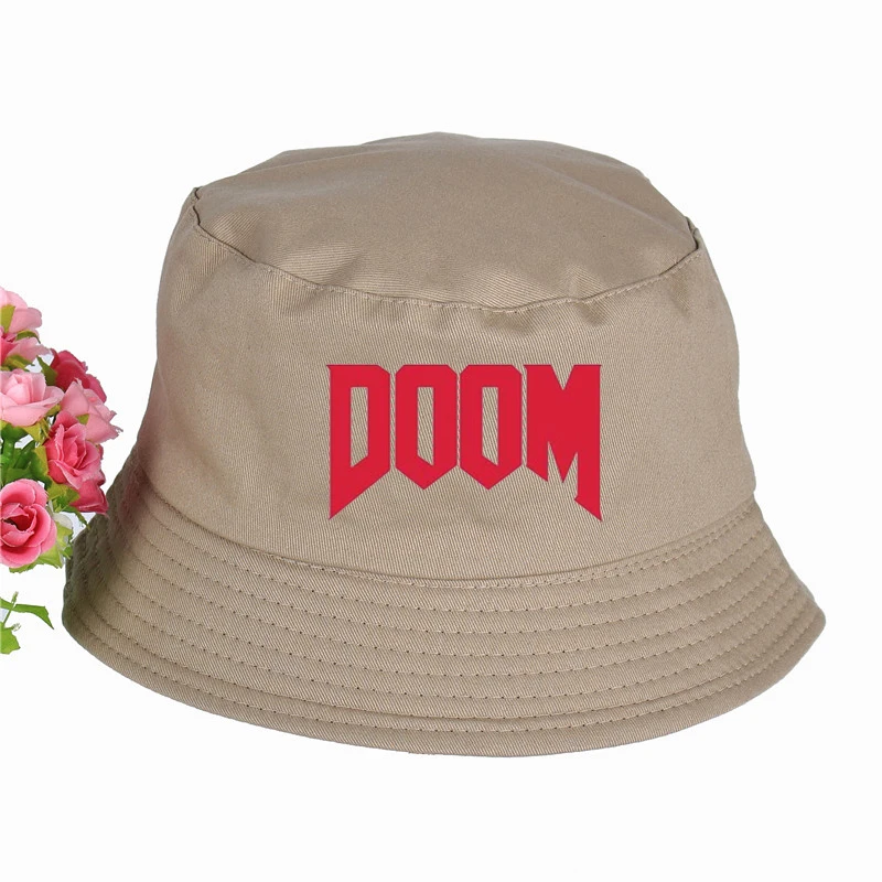 Новая мода Doom Панама, шляпа-Панама Летняя Спортивная Кепка солнцезащитный козырек рыболовные повседневные одноцветные шапки