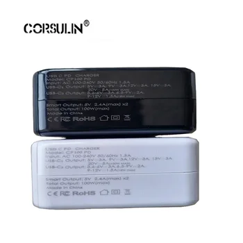 

100W 65W GaN USB Fast Charger Quick Charge 3.0 For iPhone 11 PD3.0 US EU UK Plug Support FCP AFC QC 3.0 For Samsung S10 Xiaomi