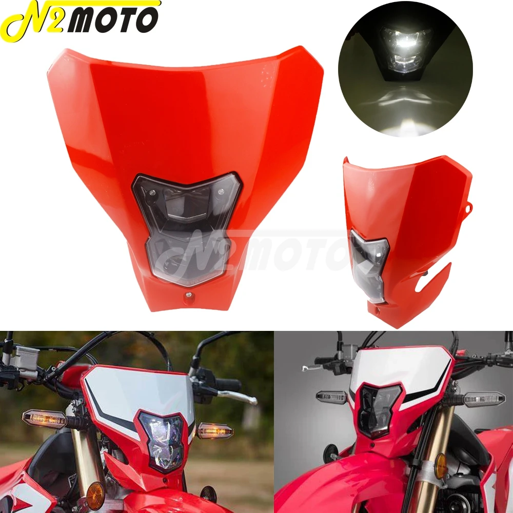 Для Honda CRF450L CRF450XR CRF 150 230 250 450 R F L по бездорожью головной светильник светодиодный
