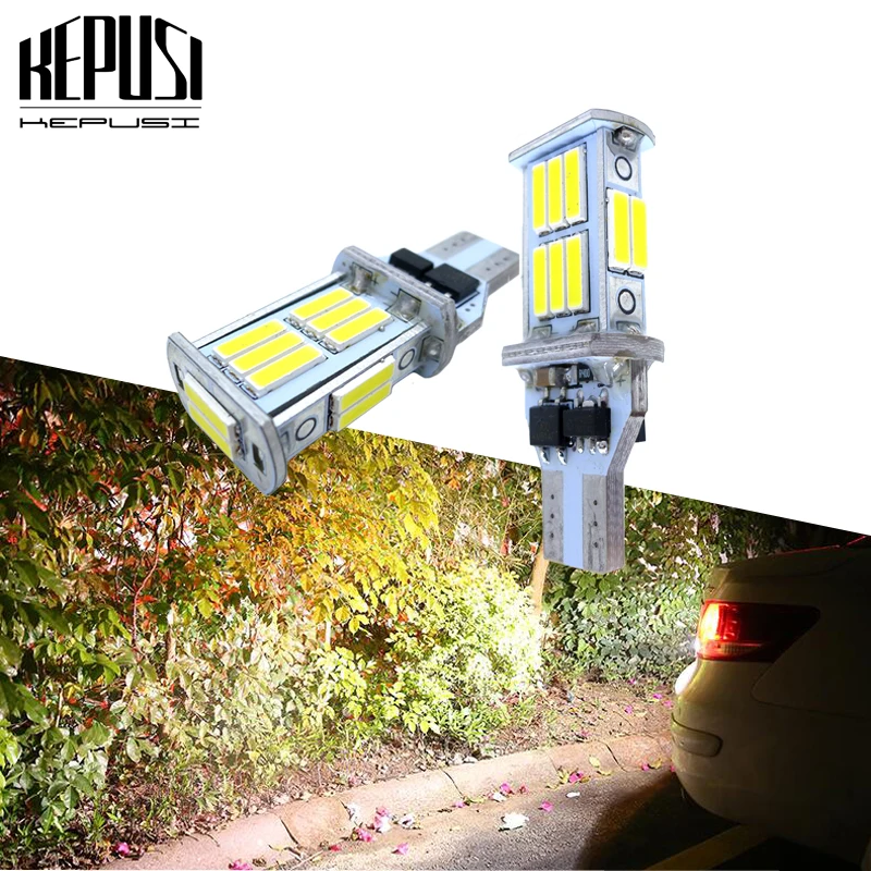 

2PCS Super Bright T15 W16W 921 18 SMD LED 7020 Car Auto Canbus Reverse Light Reversing Lighting Back up Lamp T15 W16W Led Light