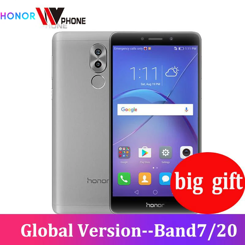Honor 6X3 GB 32GB rom оригинальный мобильный телефон 4G FDD 5 '񟫰x1080 P четыре ядра двойная