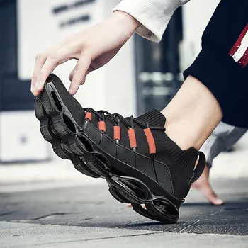 

New Blade Shoes Fashion Breathable Sneaker Running Shoes 46 Large Size Comfortable Sports Men's Shoes 47 Jogging Casual Shoes 48