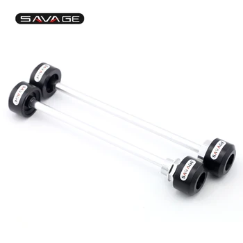 

For KTM 690 DUKE/R 2008-2017/ 690 SUPERMOTO 07-09 Motorcycle Front Rear Axle Fork Wheel Protector Crash Sliders Cap Pad