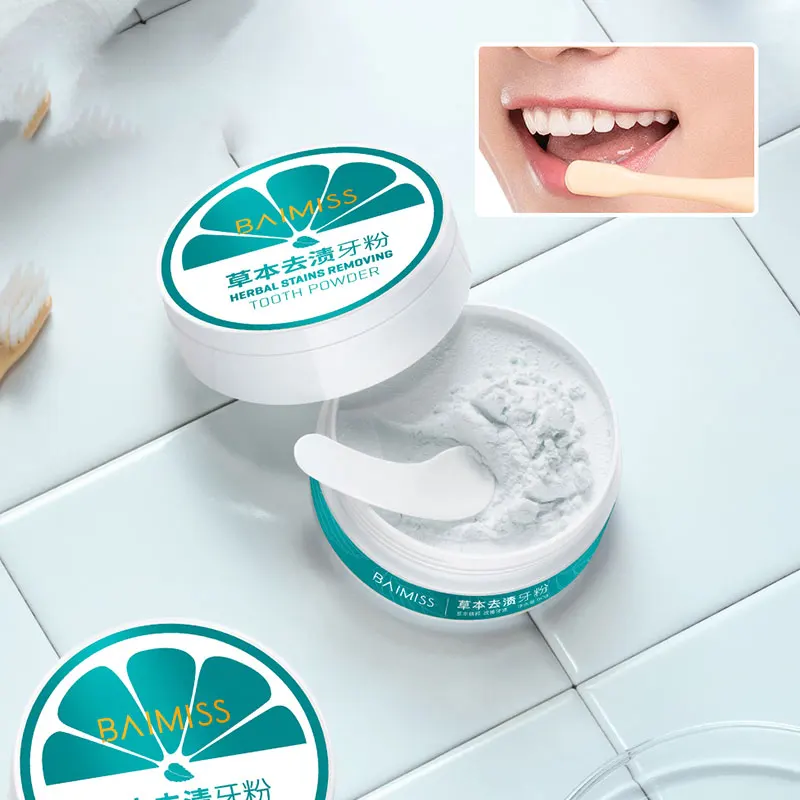

Teeth Whitening Powder 50g Herbal Safe White Tooth Perfect Smile Oral Hygiene Dental Brighten Tool Tartar Stains Remover