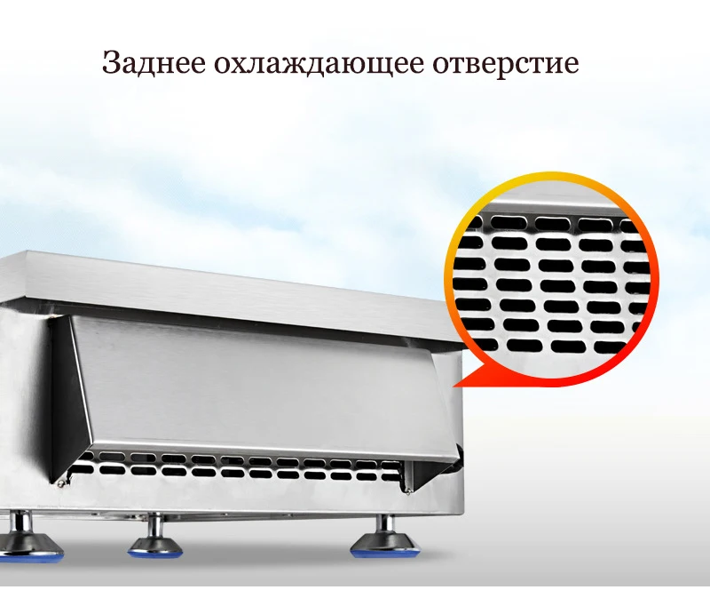 Индукционная плита 5000 Вт высокой мощности коммерческий самолет Электромагнитная жарочная печь 5KW Взрывная печь для жарки плоская суповая