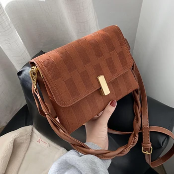 

Suede Leather Crossbody Bag For Women 2020 Fashion Sac A Main Female Shoulder Bag Female Handbags And Purses