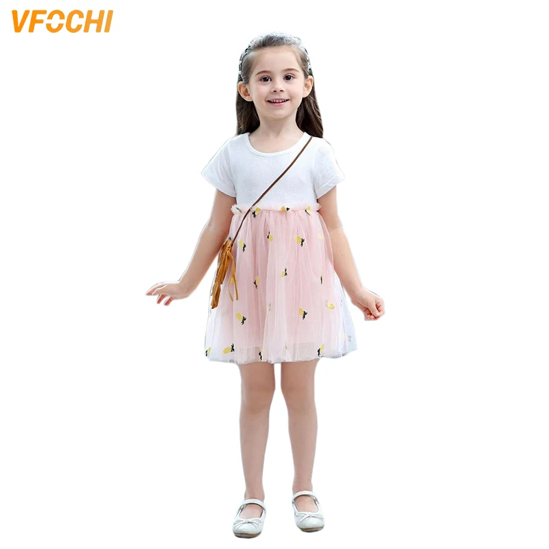 VFOCHI, vestidos nuevos de princesas para niñas, de verano para niñas, vestidos de encaje niñas de 3 a 12 años, vestidos de para - AliExpress Madre y niños