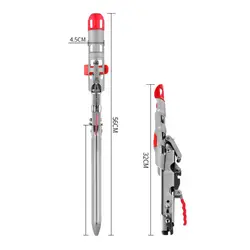 Автоматическая удочка Кронштейн для удочки наземное крепление стойка стальная пружина открытый держатель для удочки стойка рыболовное