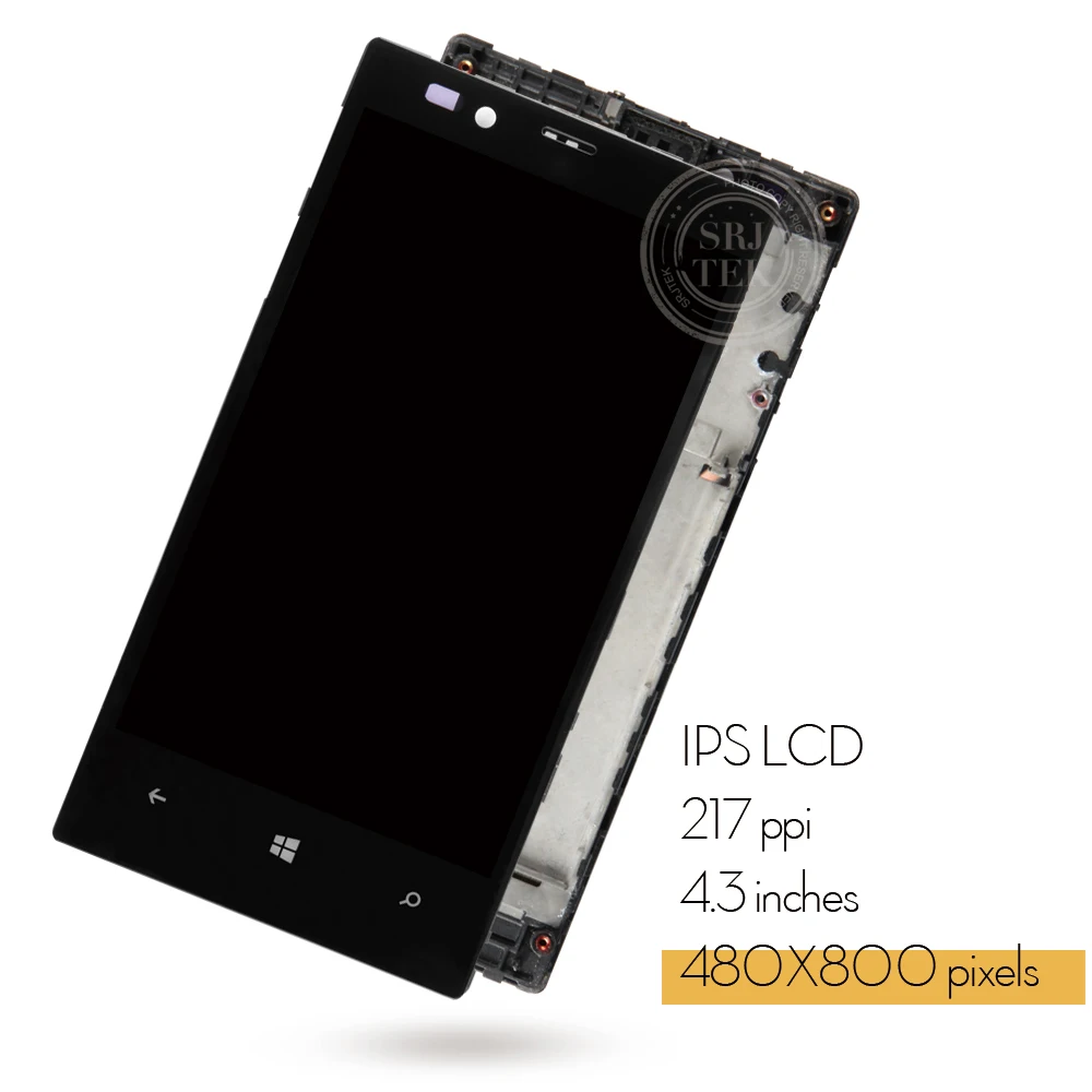 Srjtek ЖК дисплей для Nokia Lumia 720 сенсорный экран с рамкой дигитайзер сборка N720