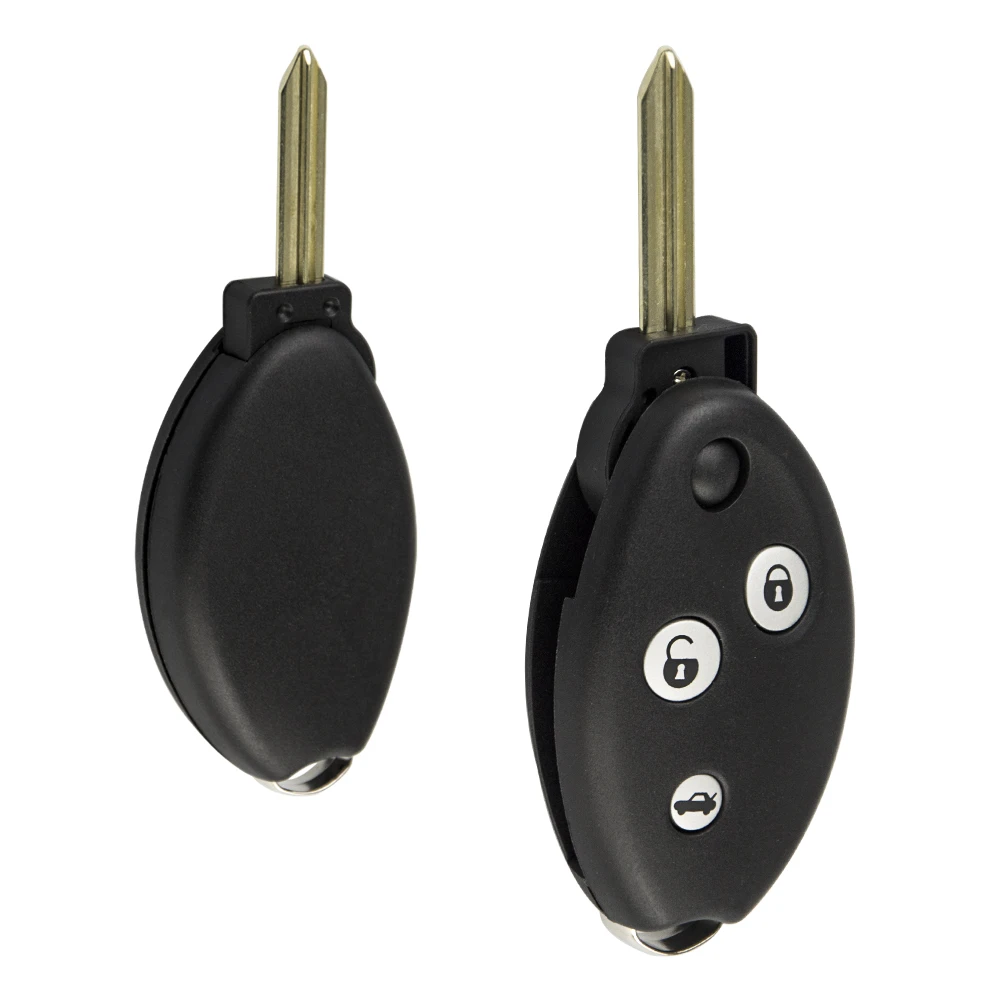 Okeytech стиль для Citroen C4 C5 2006 Saxo 2002 откидная оболочка ключа дистанционного управления 3 кнопки Чехол для автомобильного ключа замена fob нерезанное лезвие