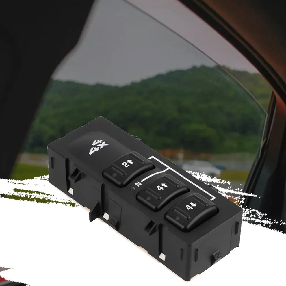 15136040 4WD раздаточной переключатель, пригодный для GMC Sierra 2500 HD классический SL принтом из игры «Pokemon Go» 3500 прочный черный Цвет
