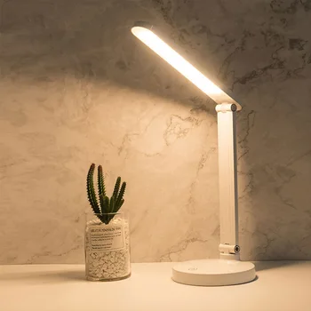 

Rotatable Folding LED Desk Lamp 3 Mode Lighting Brightness Rechargeable USB Learning Table Lamp for Home OIffice Reading Lamp LC