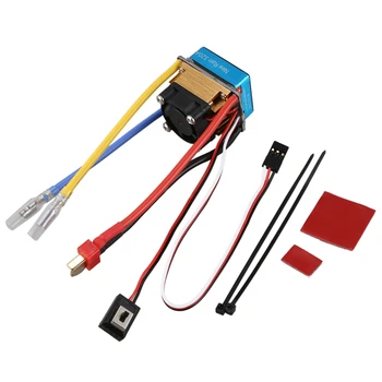 

320A Waterproof Brushed ESC for 1 / 2 2-3S Cooling Fan Modes 5V/3A BEC for RC Cars Truck