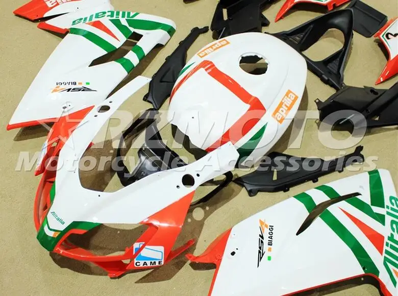 4 подарки ABS Инжекционный обтекатель комплект подходит для Aprilia RS125 06 07 08 09 10 11 RS4 RSV 125 2006 2011 Обтекатели набор Италия на заказ