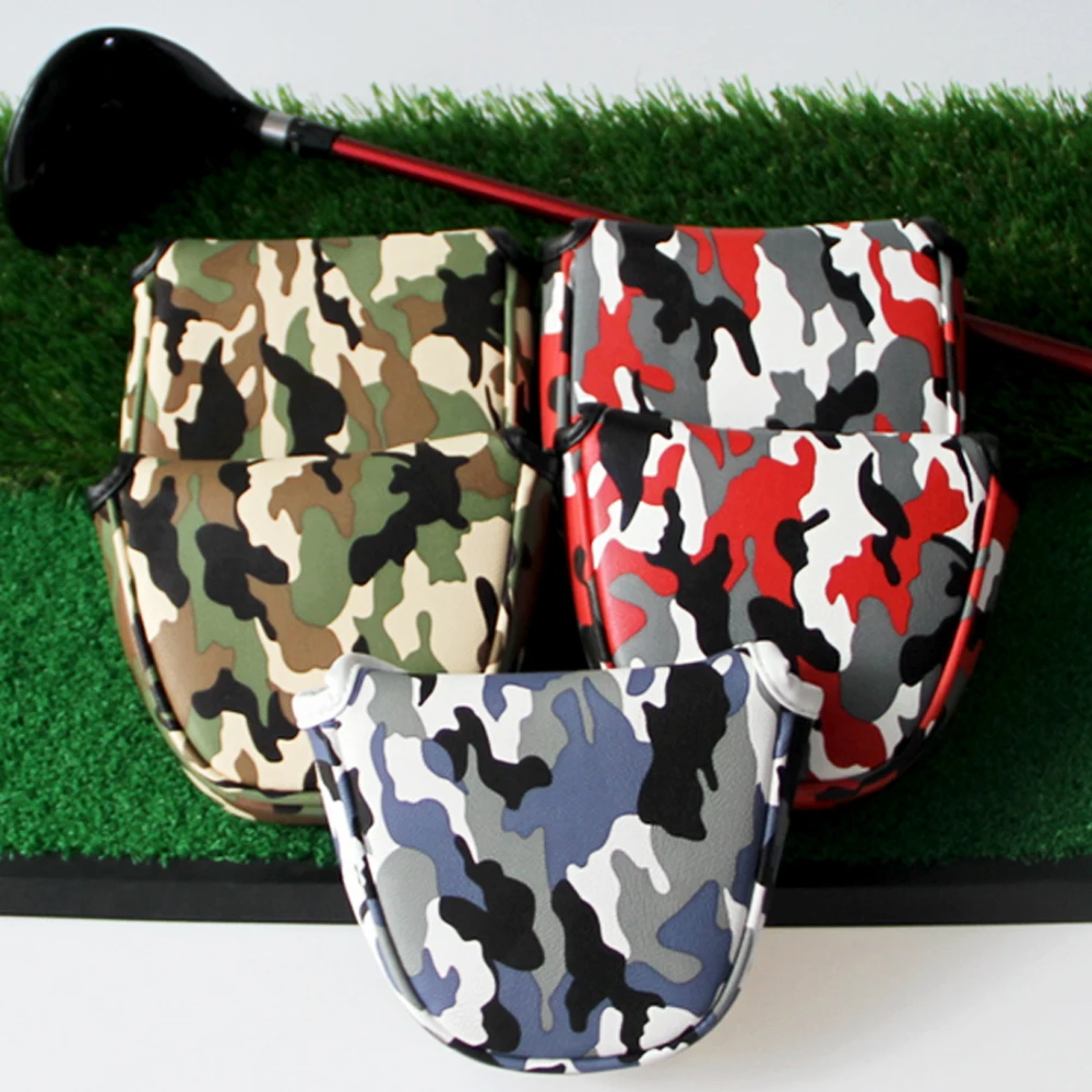 Midnight Camo Leather Mallet, Golf Head Covers