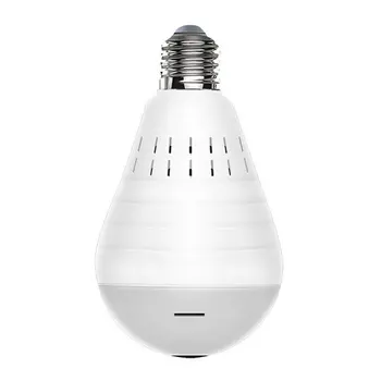 

HD 1080P Wifi Light Bulb Camera Home Security IP Camera Plastic 360 Degree Panoramic Webcam Durable Surveillance Device 1pcs
