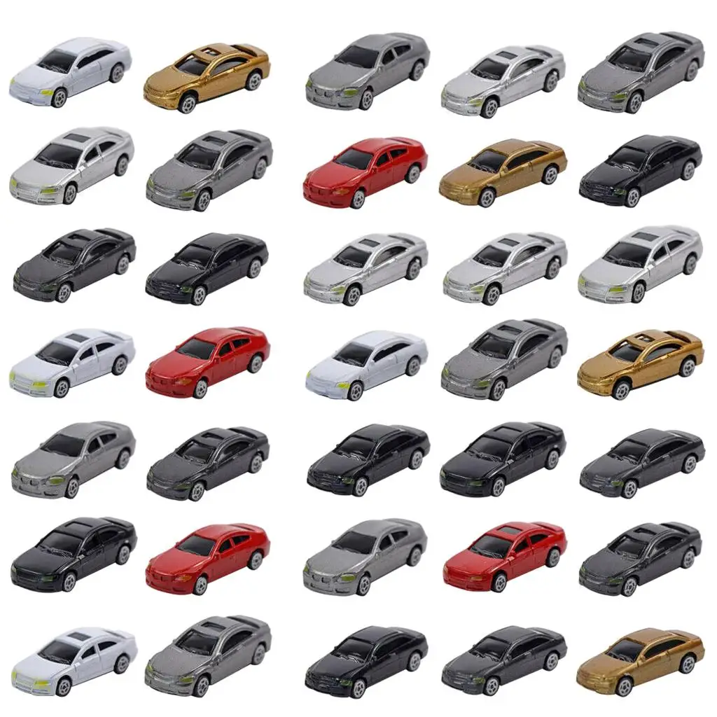 50 шт. модель автомобиля в масштабе Хо 1:87 здание поезд пейзаж 2020 Новинка | Игрушки и