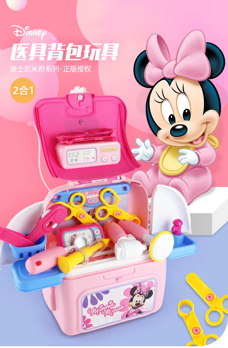 mentiroso lino Repegar Elsa Mickey Minnie Mouse niños juguetes para juego de imitación médico  Juguetes | Juguetes juego mochila niños que Doctory juguetes regalos| Juguetes de cocina| - AliExpress