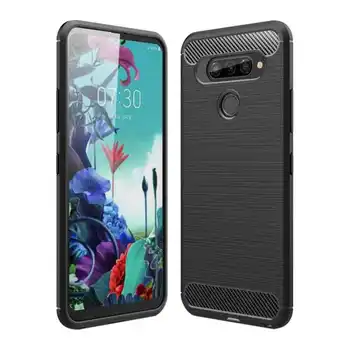 

Mokoemi Shock Proof Soft Silicone Case For LG Q70 Cell Phone Case Cover