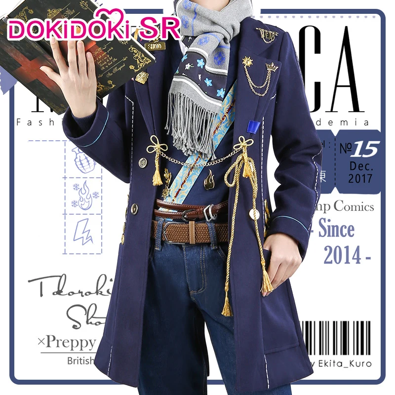 DokiDoki аниме My Hero Academy косплей Todoroki костюм Shoto Doujin мужской Boku No |
