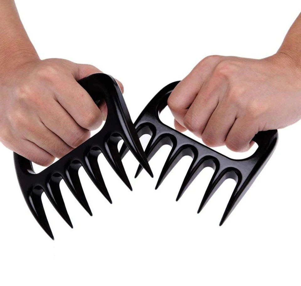 BBQ Meat Shredder Claws Handle Shred Cut Meats Splitter Essential for BBQ Pork Ultra Sharp Blades Separator Heat Resistant