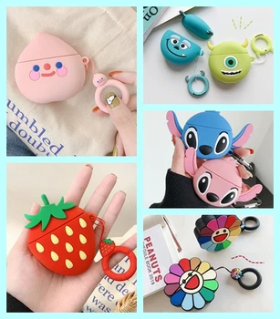 

funny cartoon funda For huawei Freebuds 3 Strawberry pear Cover Freebuds3 Freebuds3 Pro Earphone Case Cute animal headphone case