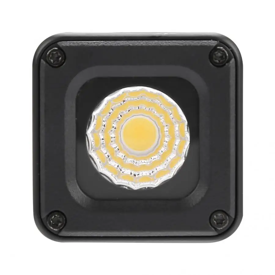 Ulanzi L1 мини 10 м водонепроницаемый светодиодный наполняющий светильник для видеокамеры DSLR Экшн-камера телефон видео заполняющий светильник - Цвет: Черный