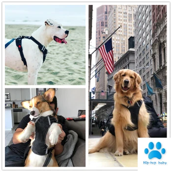 

Breathable No Pull Large Dog Harness Vest Soft Adjustable Reflective Durable Pet Harness Medium Big Dog Easy Control