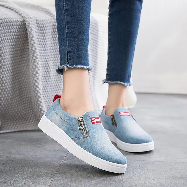 Light Blue1 UPUPER/новые женские ботинки; удобные теплые кроссовки на платформе; Женская парусиновая обувь; ковбойские ботильоны; Zapatos De Mujer - Цвет: Light Blue1