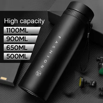 

Thermos Mugs Stainless Steel Insulated Water Bottle Tumbler Portable Thermos Cups For Office Tea Coffee Mug 500/650/900/1100ml