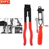 2pcs/set CV Joint Clamp Banding Install Tool Ear Type Boot Clamp Pliers Metal Hand Tool Red+Black CV Boot Clamp Pliers ► Photo 3/6