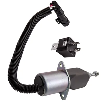 

Top Fuel Shut Off Solenoid with Relay For 5.9L Dodge Diesel Cummins 1994-1998 5016244AA