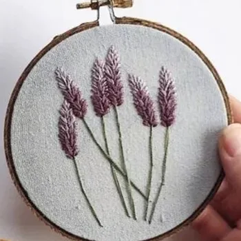 

Simple Design 3D DIY Flower Sketch Embroidery Kit Handmade Needlework Embroidery Kit Embroidery embroidery flower