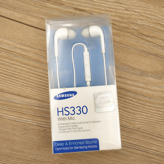 S5830/EHS64/EG920/HS330 In-Ear Earphones 3.5mm Sports Earbuds Headsets With Mic For Galaxy A5 A6 A7 A8 A9 A10 A20 A30 S