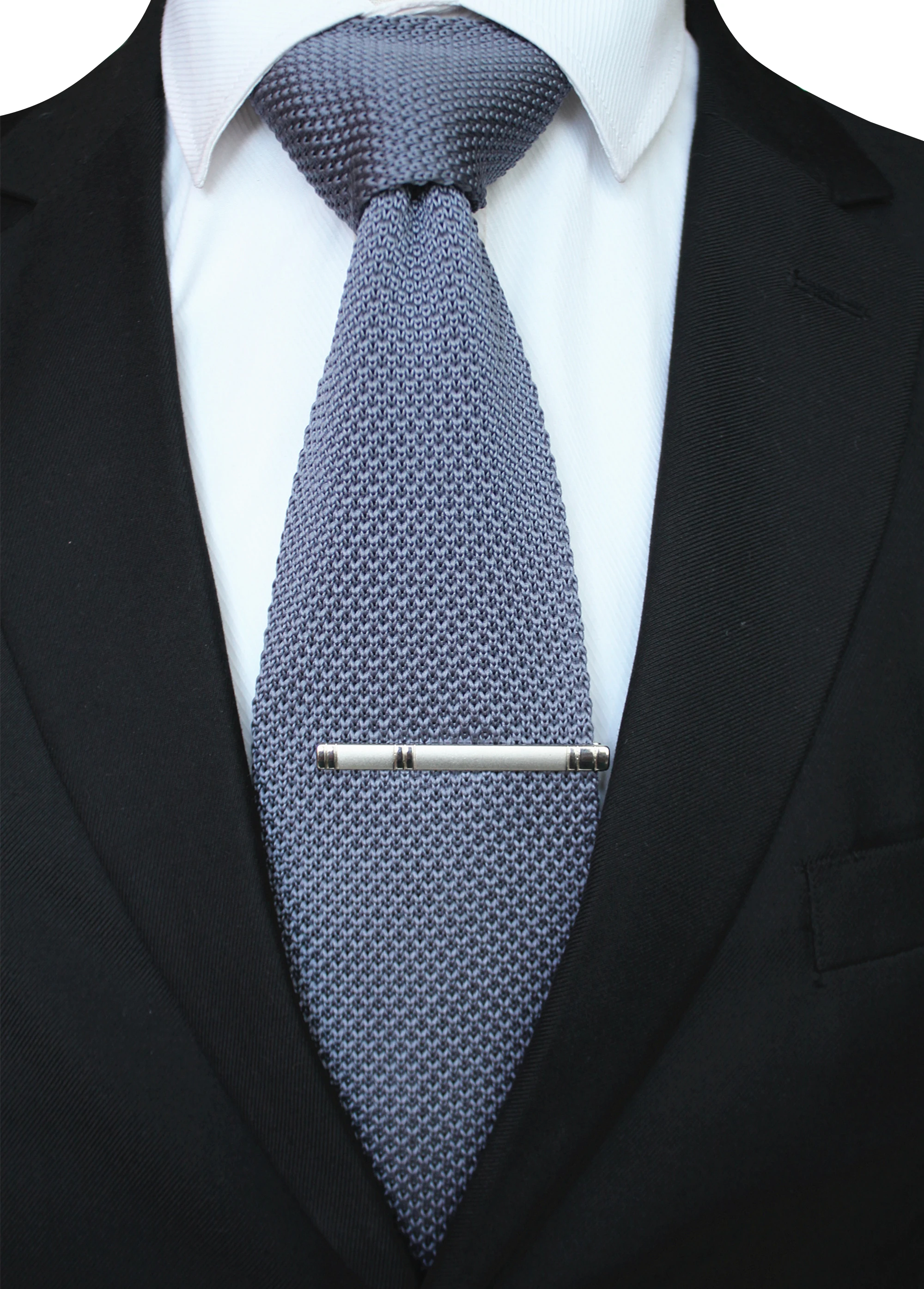 Men Neck Tie 8cm Colourful Knitted Woven Design