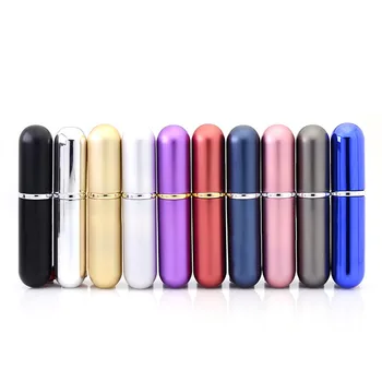 

6ml Refillable Portable Mini Perfume Bottle &Traveler Aluminum Spray Atomizer Empty Perfume Bottle DW