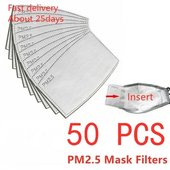 

mascarilla masks PM2.5 Activated Carbon Filter Face Mask Breathing Insert Protective Mouth Ma mascaras