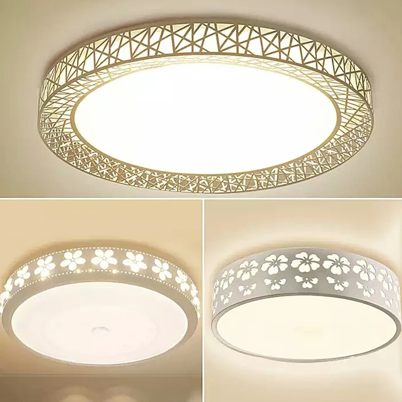 

LED Ceiling Light Bird Nest Round Lamp Modern Fixtures For Living Room Bedroom Kitchen