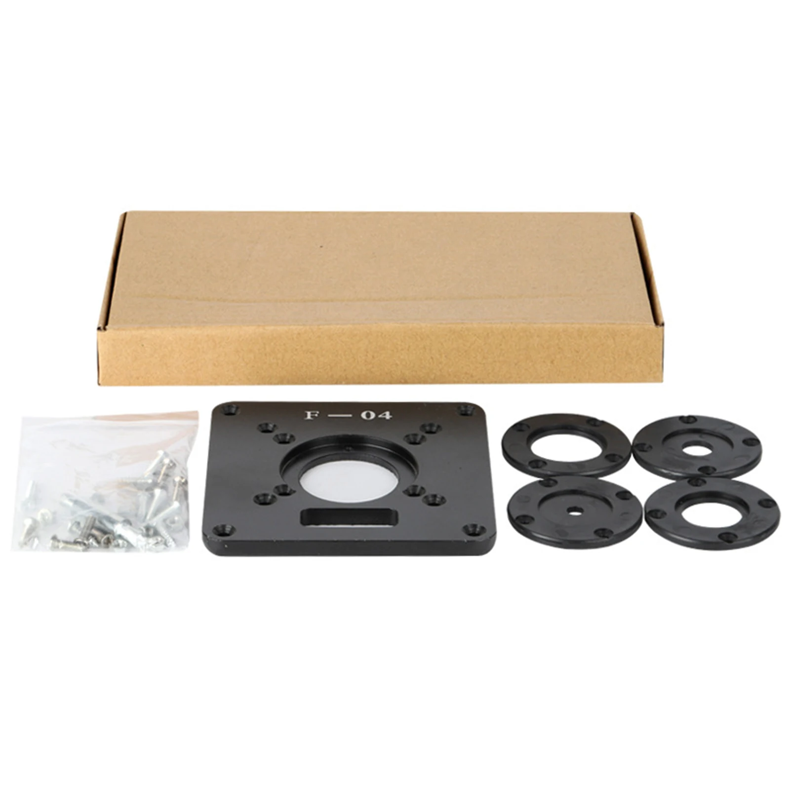 

Universal RT0700C Aluminum Router Table Insert Plate Trimming Machine Flip Board for Woodworking Benches Router Table Plate