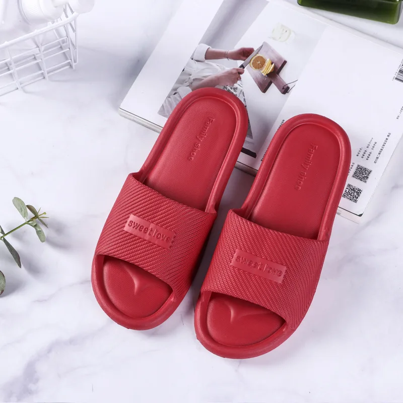 Slipper Female Indoor Non-Slip Men's Home Soft Bottom Bathroom Bath Home EVA Slipper Couple Mens House Shoes Men's Shoes