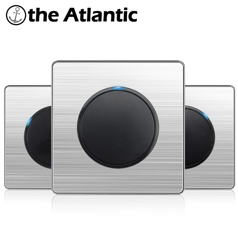 1 2 3 4 Gang Light Switch On Off Free Click Button Wall Switch Lamp