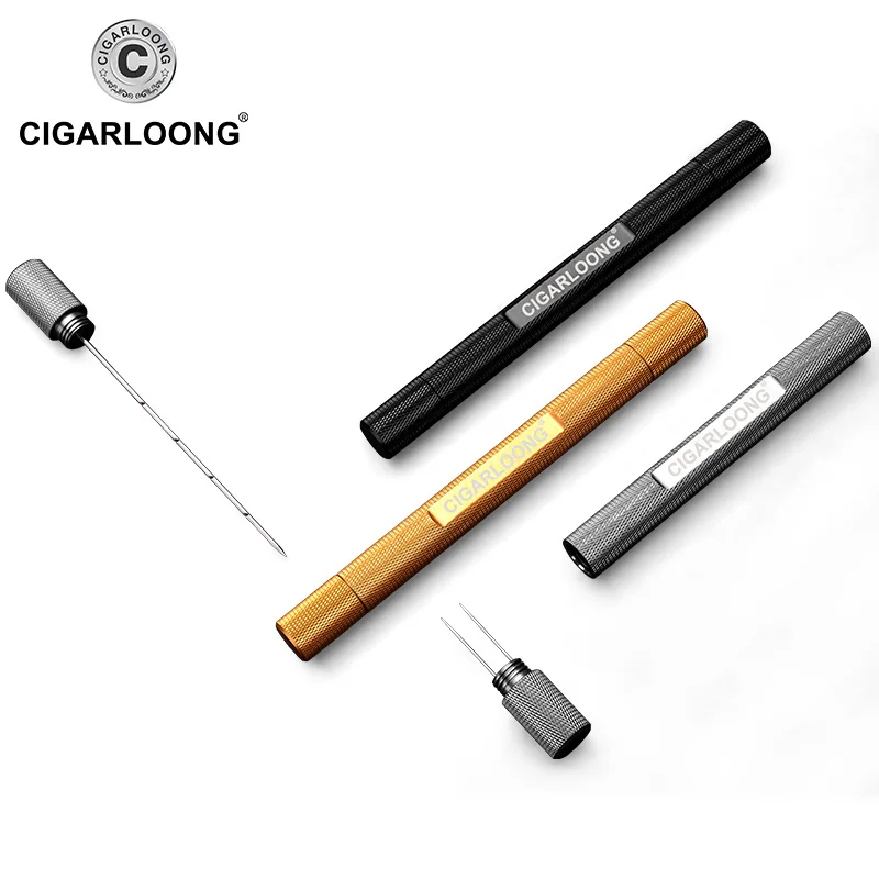 

CIGARLOONG 2 in 1 Cigar Tool - Draw Tool, Cigar Punch & Nubber Cigar Holder